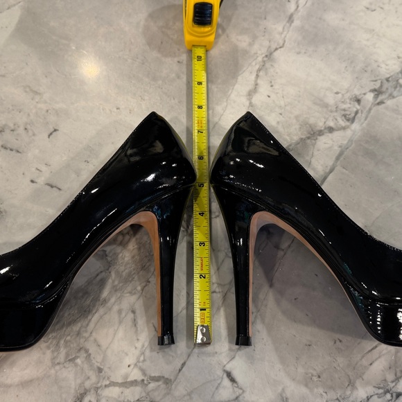 Cole Haan patent leather peep-toe stiletto heels - Picture 6 of 7